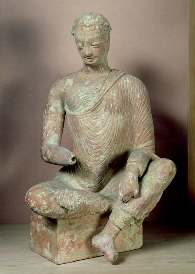 Buddha Seated in Meditation, from Fondukistan, 7th-8th Century by Afghan School